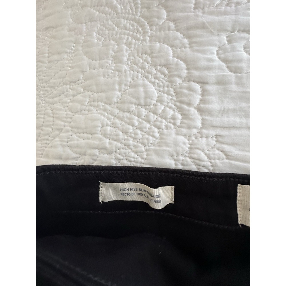 Universal Thread Black High Rise Slim Straight Jeans Size 2 / 26R - Picture 7 of 7